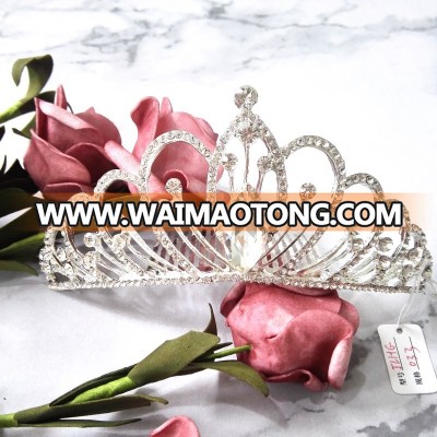 Hair Accessories Fashion Jewelry Crystal Crowns Pageant Bulk Princess Rhinestone Tiaras Crown